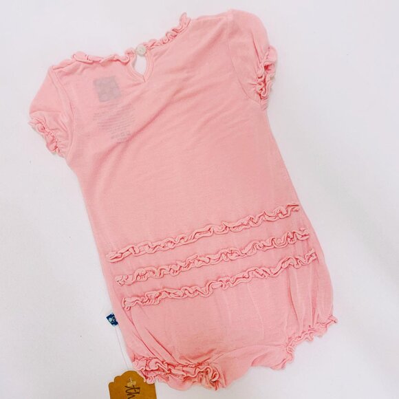 G-Kickee Pants, 3-6M, s/s bamboo short romper - Picture 2 of 2